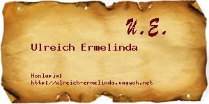 Ulreich Ermelinda névjegykártya